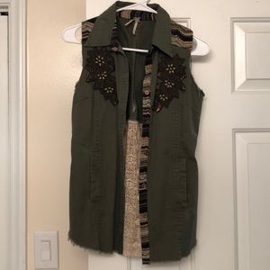 Army green vest